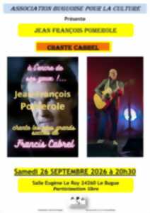 Concert - Jean-François Pomerole chante Cabrel