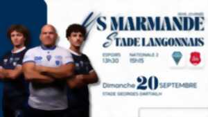 Championnat Rugby Nationale 2 : US MARMANDE vs STADE LANGONNAIS