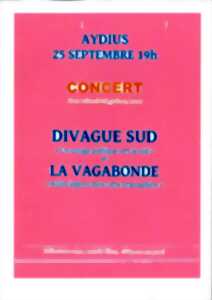Concert Divague Sud et La Vagabonde
