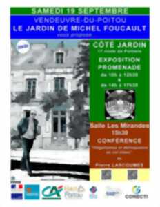 Exposition et conférence au Jardin de Michel Foucault