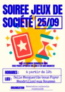Soirée jeux de société