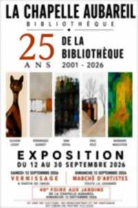 photo 25 ans de la biblithèque de La Chapelle Aubareil