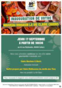 Inauguration du nouveau magasin 