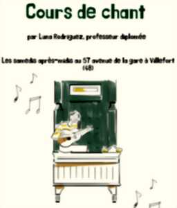 COURS DE CHANT
