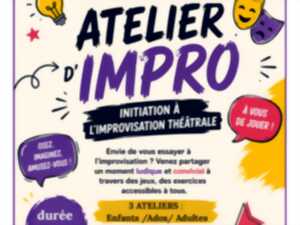 Atelier impro : initation à l'improvisation théâtrale