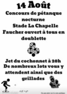 photo Concours de pétanque nocturne