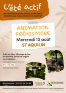 photo Eté actif : Animation préhistoire