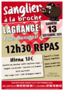 photo Sanglier à la broche